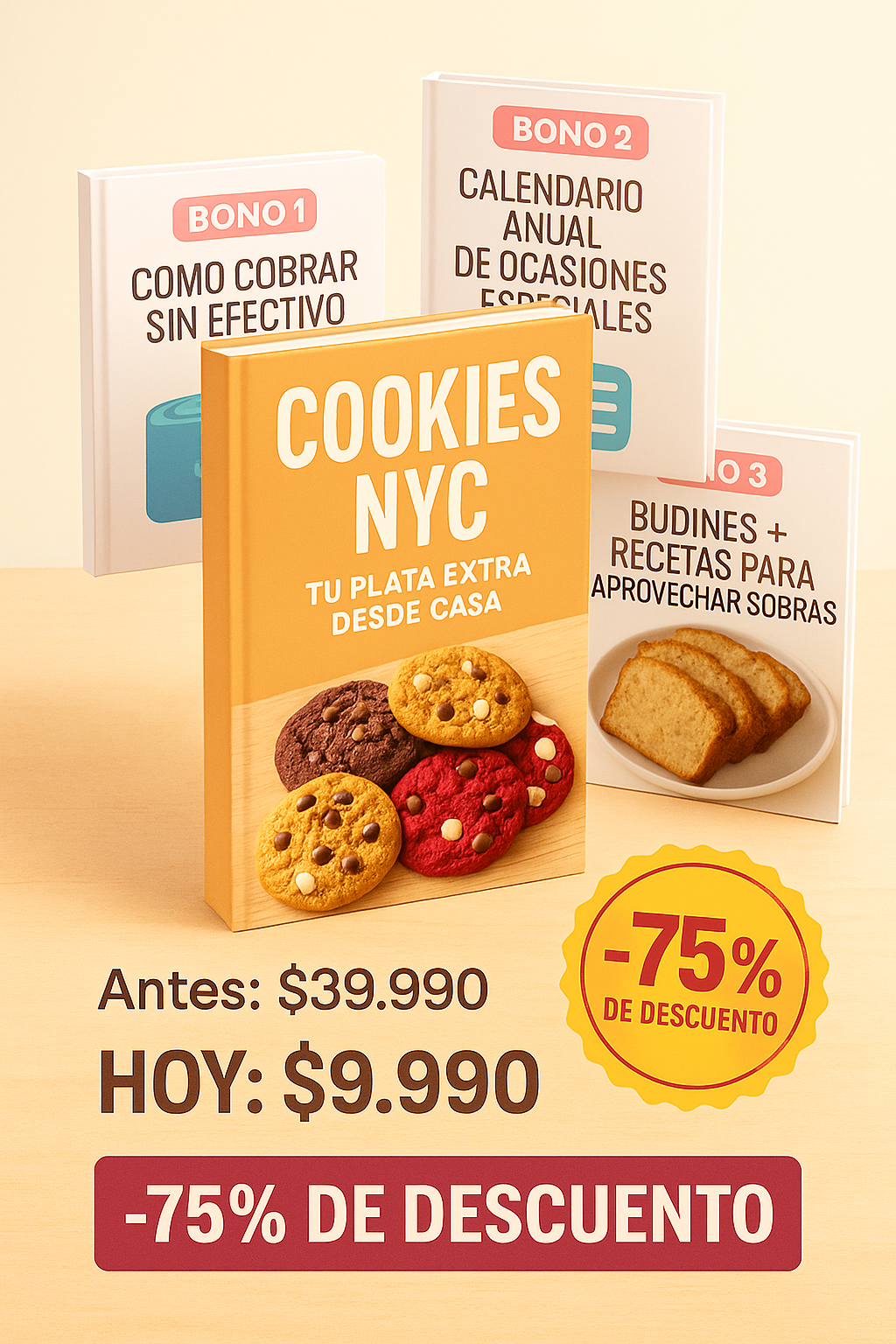 COOKIES NYC: TU PLATA EXTRA DESDE CASA