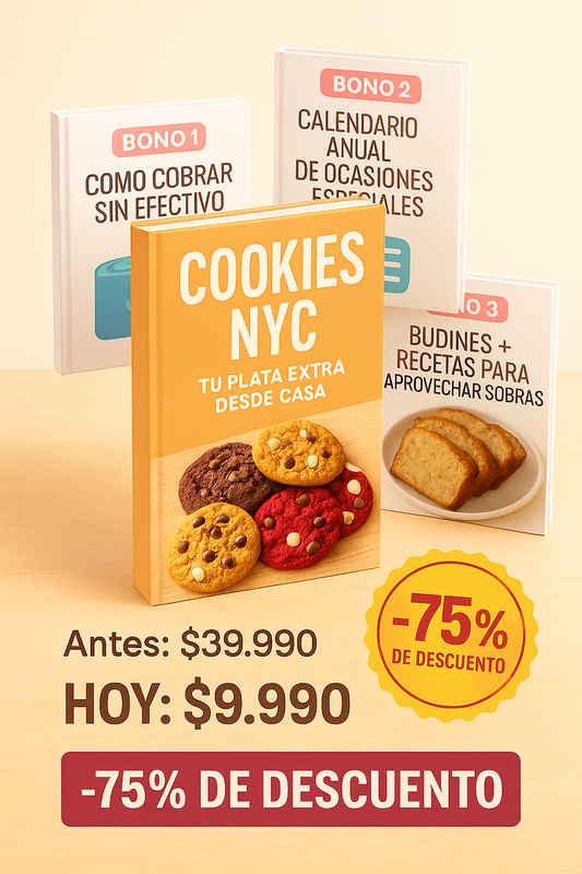 COOKIES NYC: TU PLATA EXTRA DESDE CASA